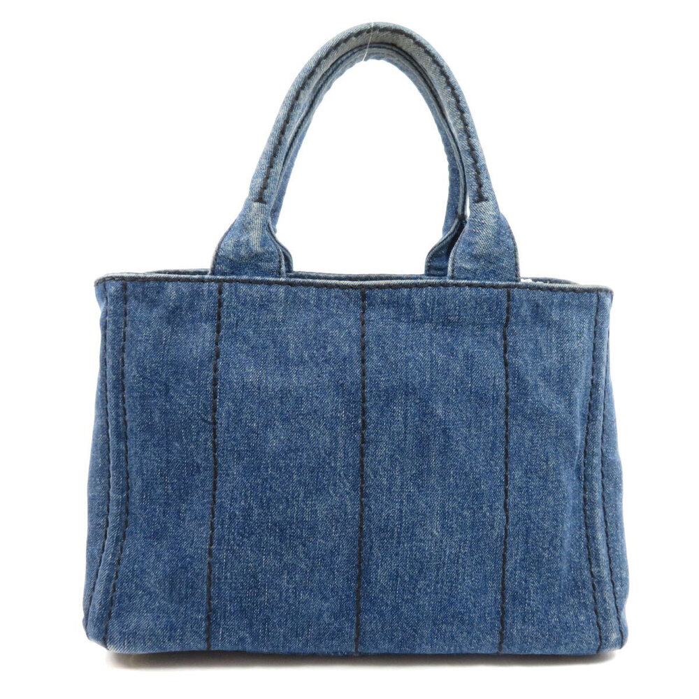 Prada Canapa Handbag Denim - Picture 2 of 11